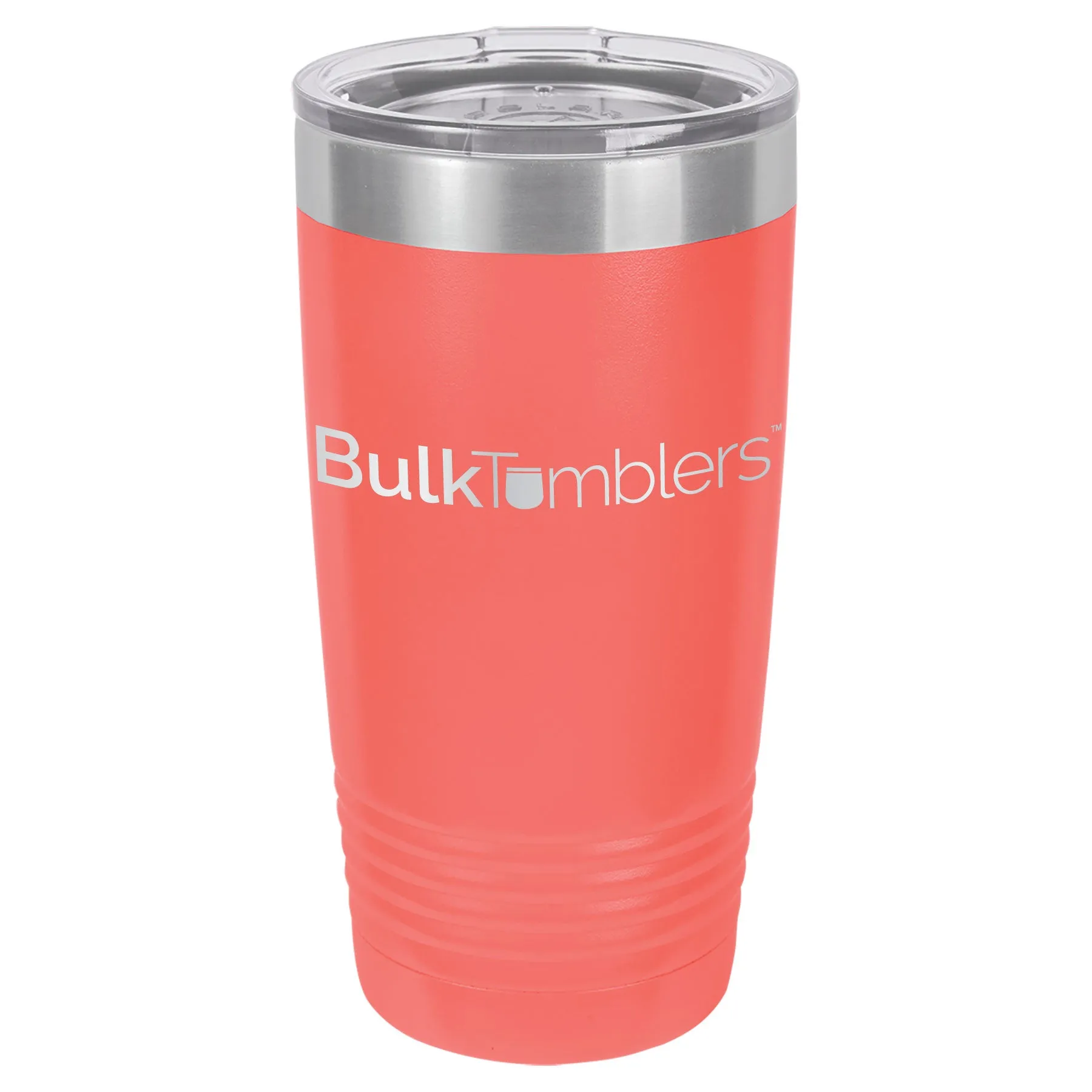 20 oz Promo Personalized Tumbler -16 colors- Logo Laser Engraved on Insulated Stainless Steel   Lid