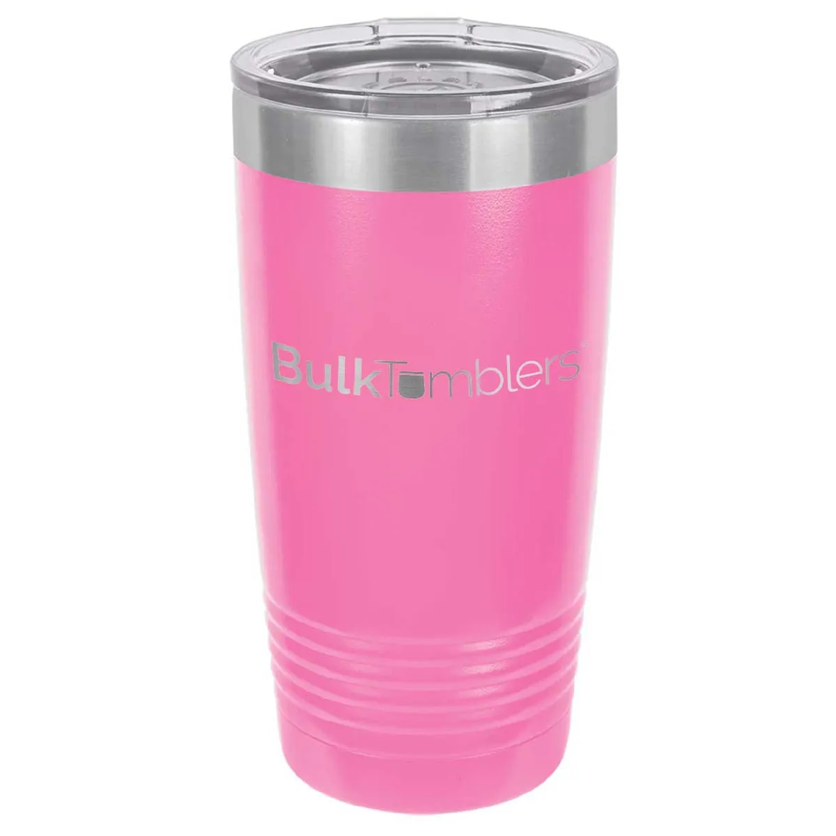 20 oz Promo Personalized Tumbler -16 colors- Logo Laser Engraved on Insulated Stainless Steel   Lid