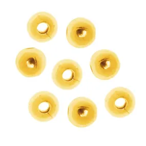22K Gold Plated 4mm Round Metal Beads (50 pcs)