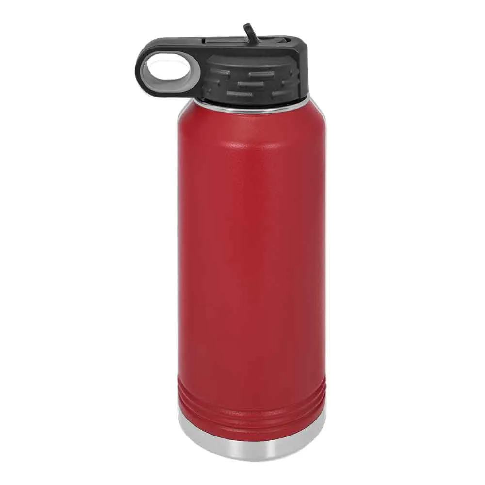 32 oz Stainless Steel Powder Coated Blank Insulated Sport Water Bottle Polar Camel