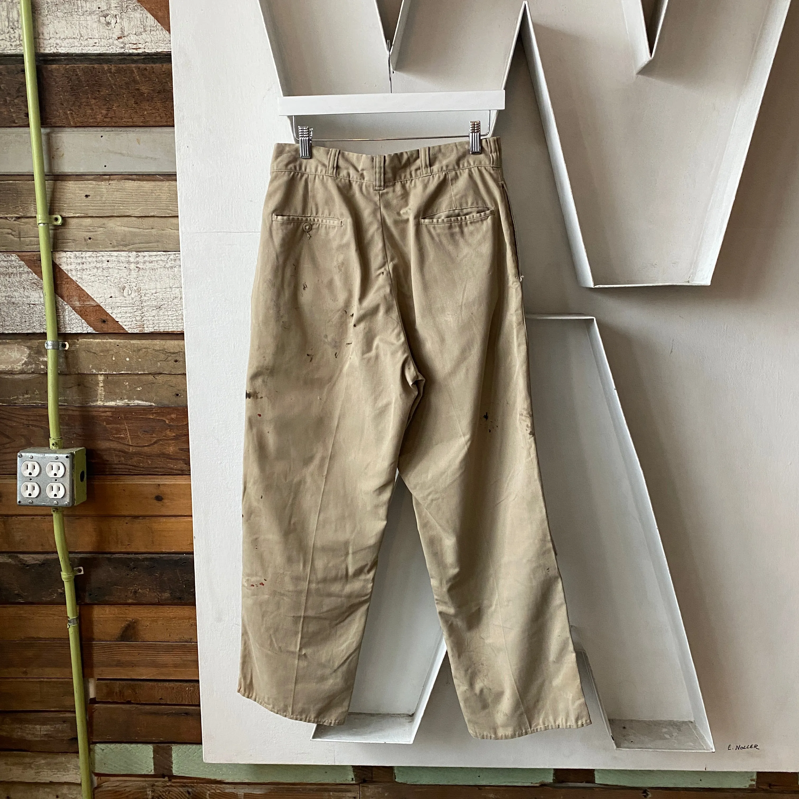 50’s Repaired Military Chinos - 28” x 26”
