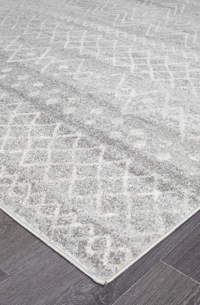Aladdin Abby Silver Tribal Rug