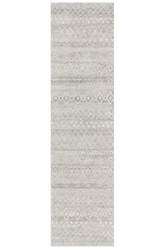 Aladdin Iman Grey Rustic Tribal Rug-200X290CM