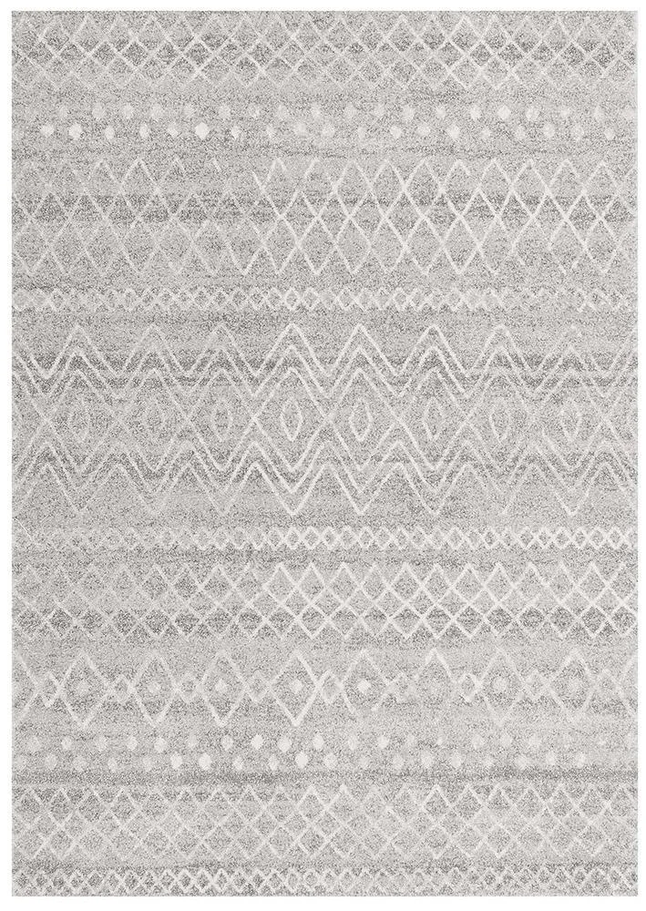 Aladdin Iman Grey Rustic Tribal Rug