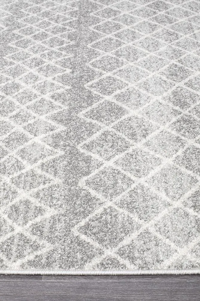 Aladdin Iman Grey Rustic Tribal Rug