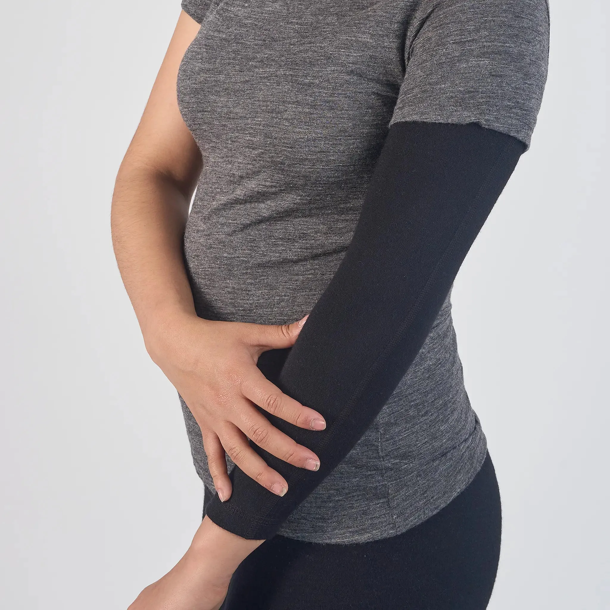 Alpaca Wool Arm Sleeve: 420 Midweight