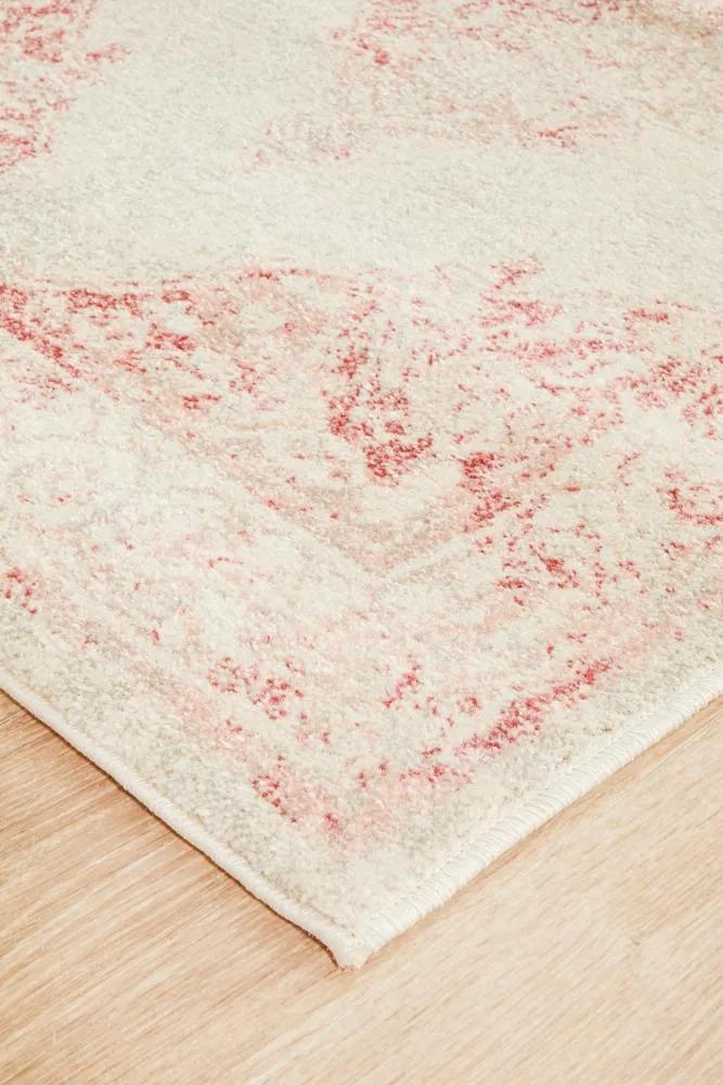 Arvin Power Loomed Rose Runner Rug