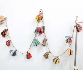 Bells on String Jute Garland Handmade Hanging Garlands for Party and Home Decoration