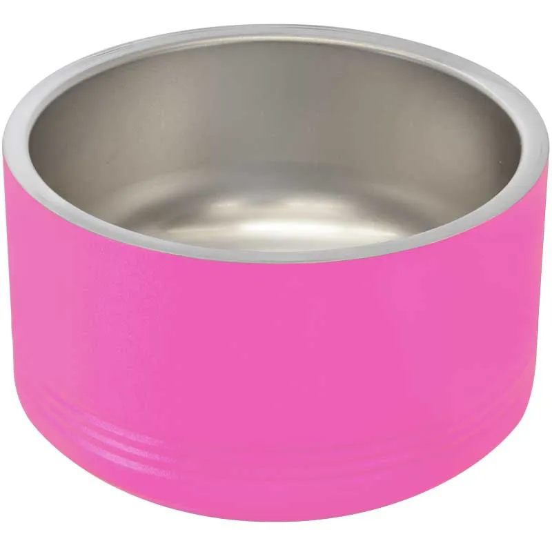Blank 18 oz Insulated Stainless Steel Pet Bowl
