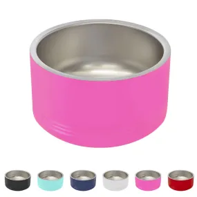 Blank 18 oz Insulated Stainless Steel Pet Bowl