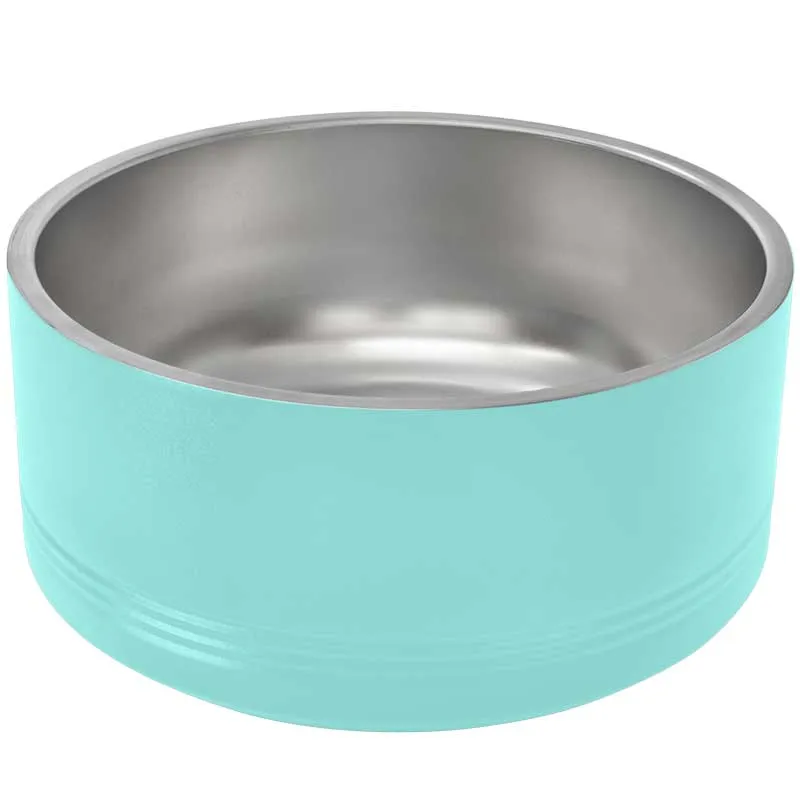 Blank 64 oz Insulated Stainless Steel Pet Bowl