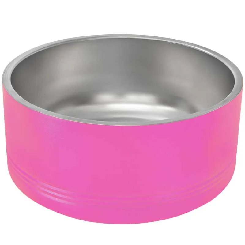 Blank 64 oz Insulated Stainless Steel Pet Bowl