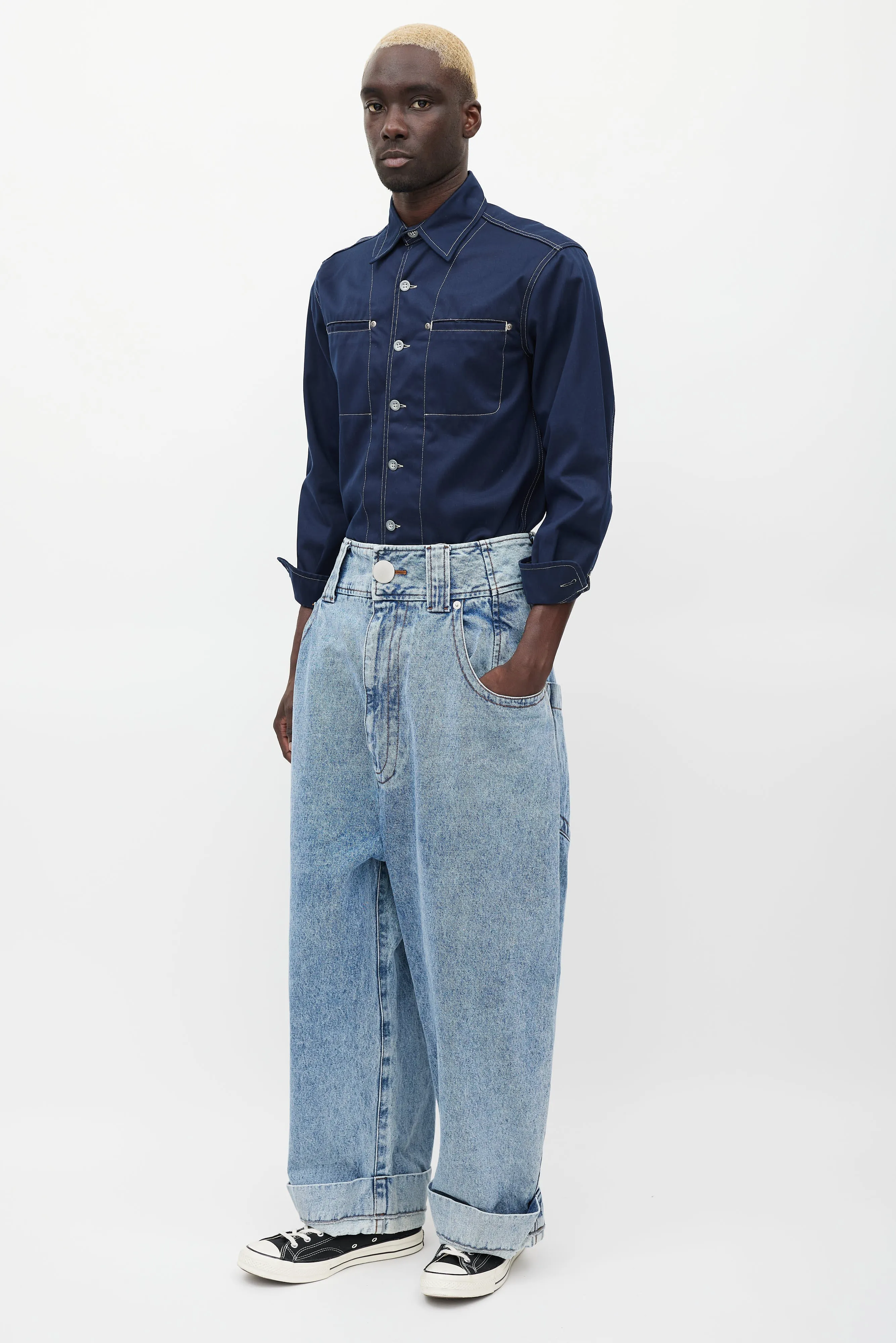 Blue Light Wash Baby Jeans