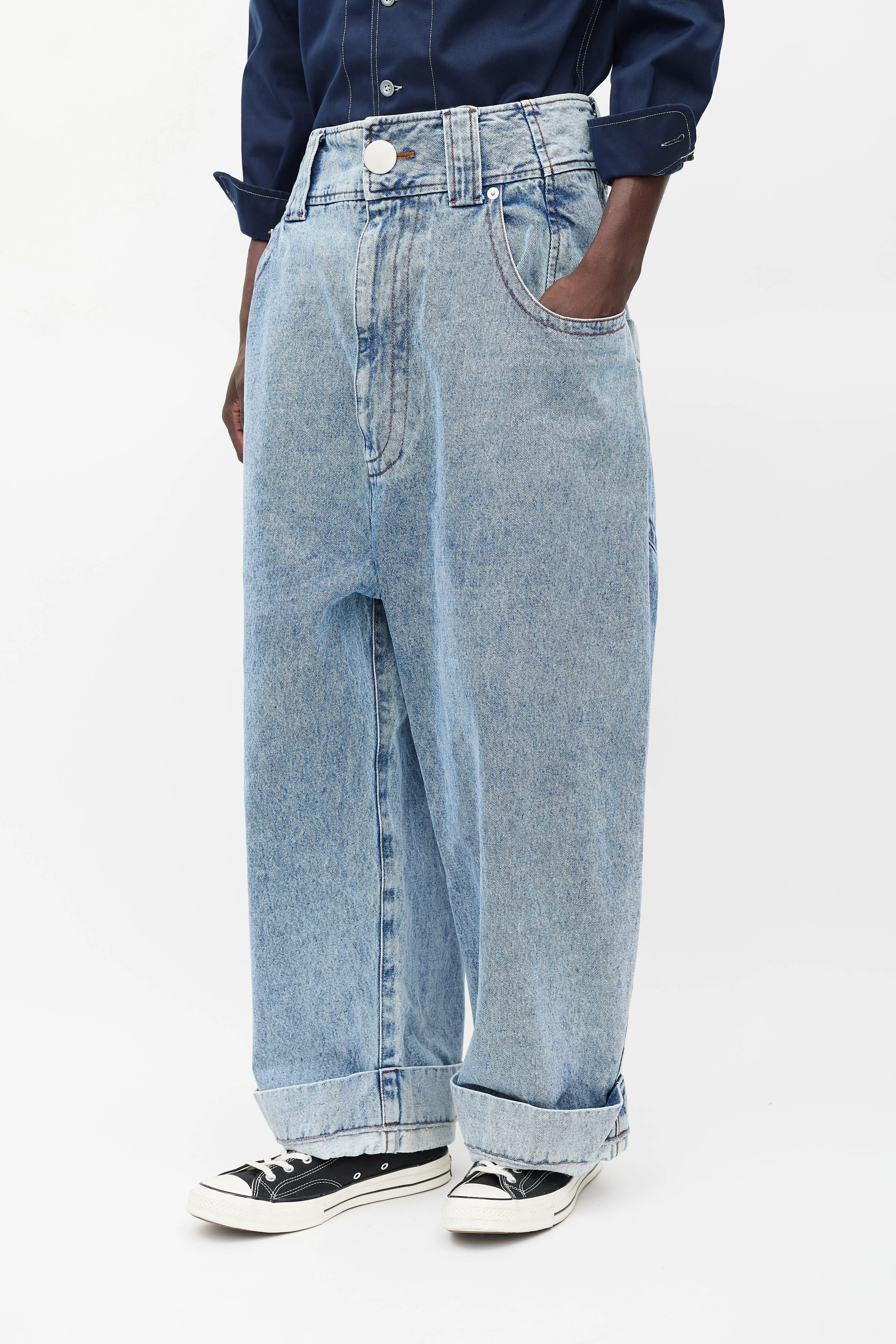 Blue Light Wash Baby Jeans