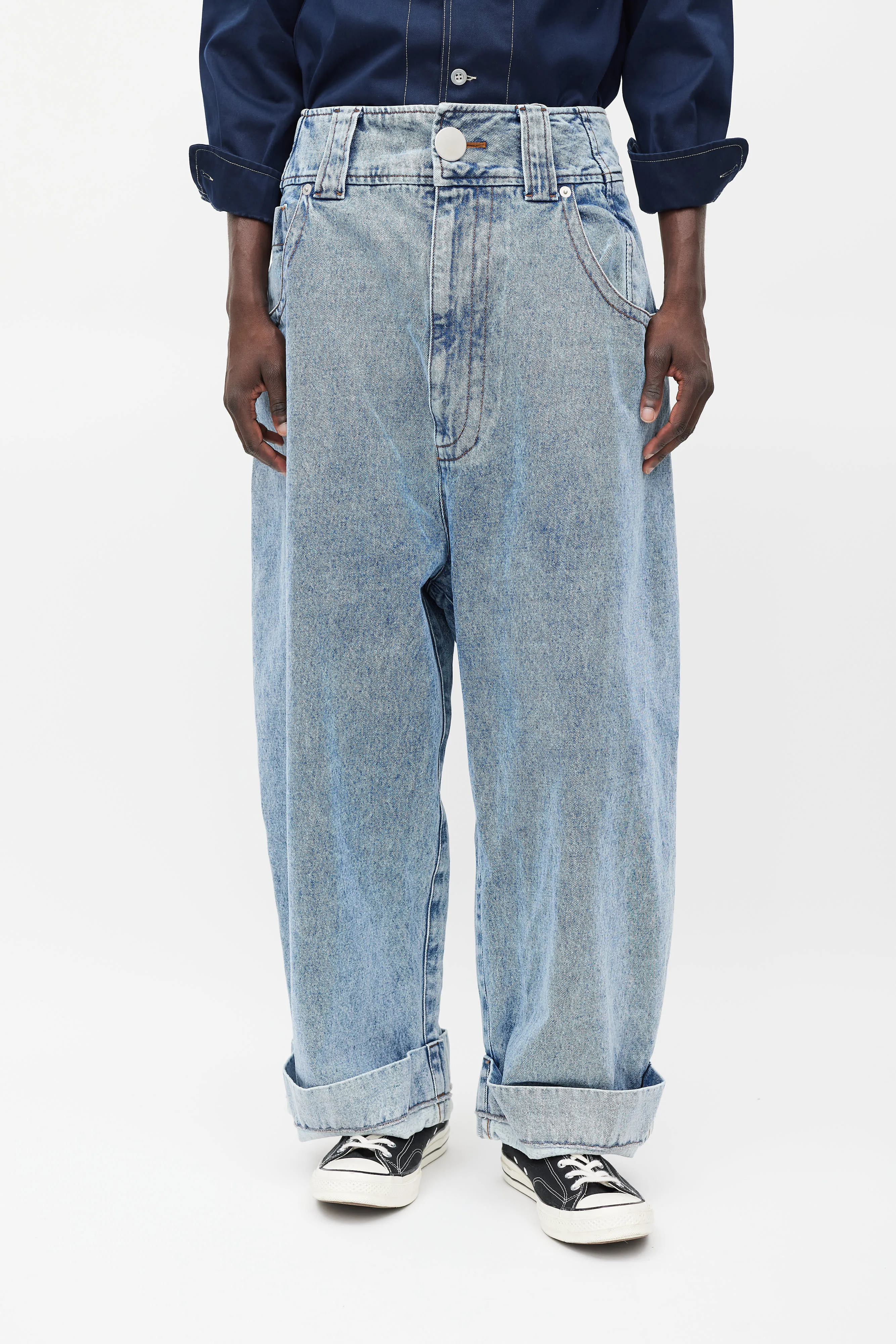 Blue Light Wash Baby Jeans