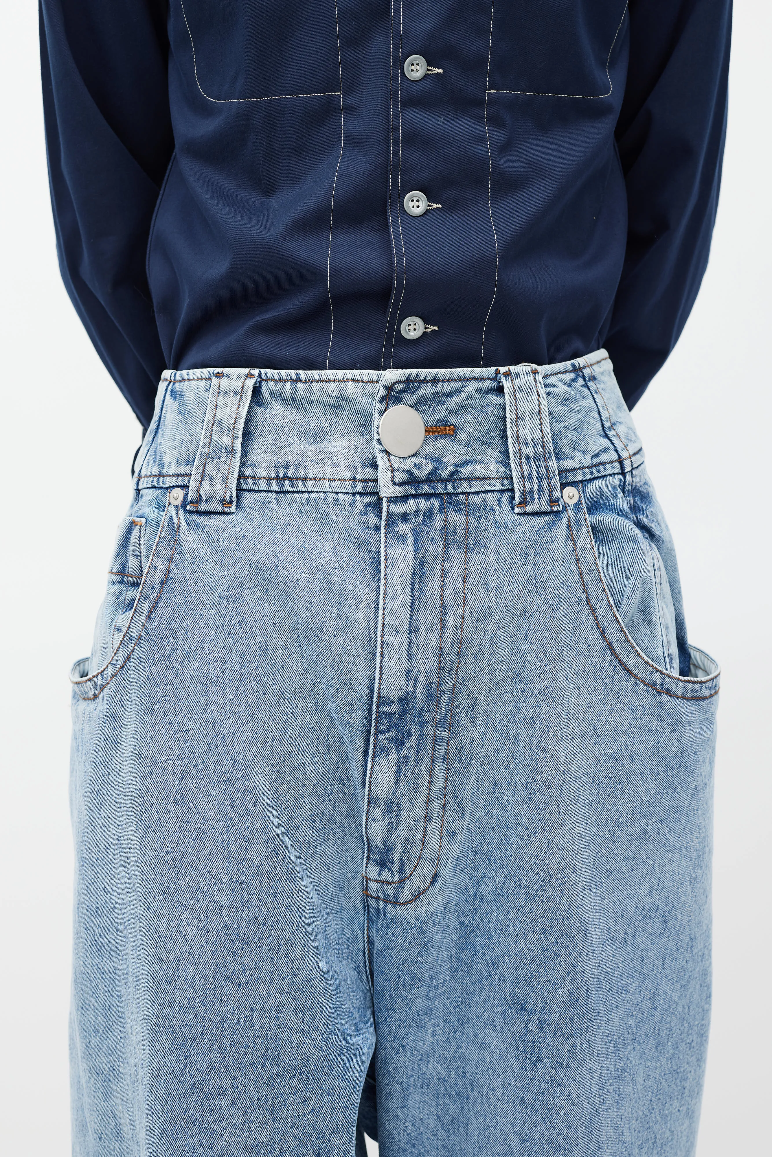 Blue Light Wash Baby Jeans