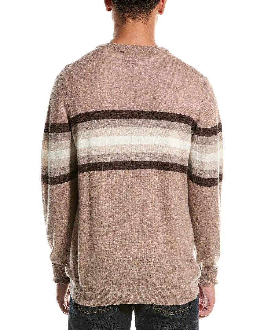 Brodie Cashmere Wool & Cashmere-Blend Blake Stripe Jumper