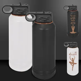 Copper Ion-Plated 32 oz Stainless Steel Powder Coated Blank Insulated Sport Water Bottle Polar Camel