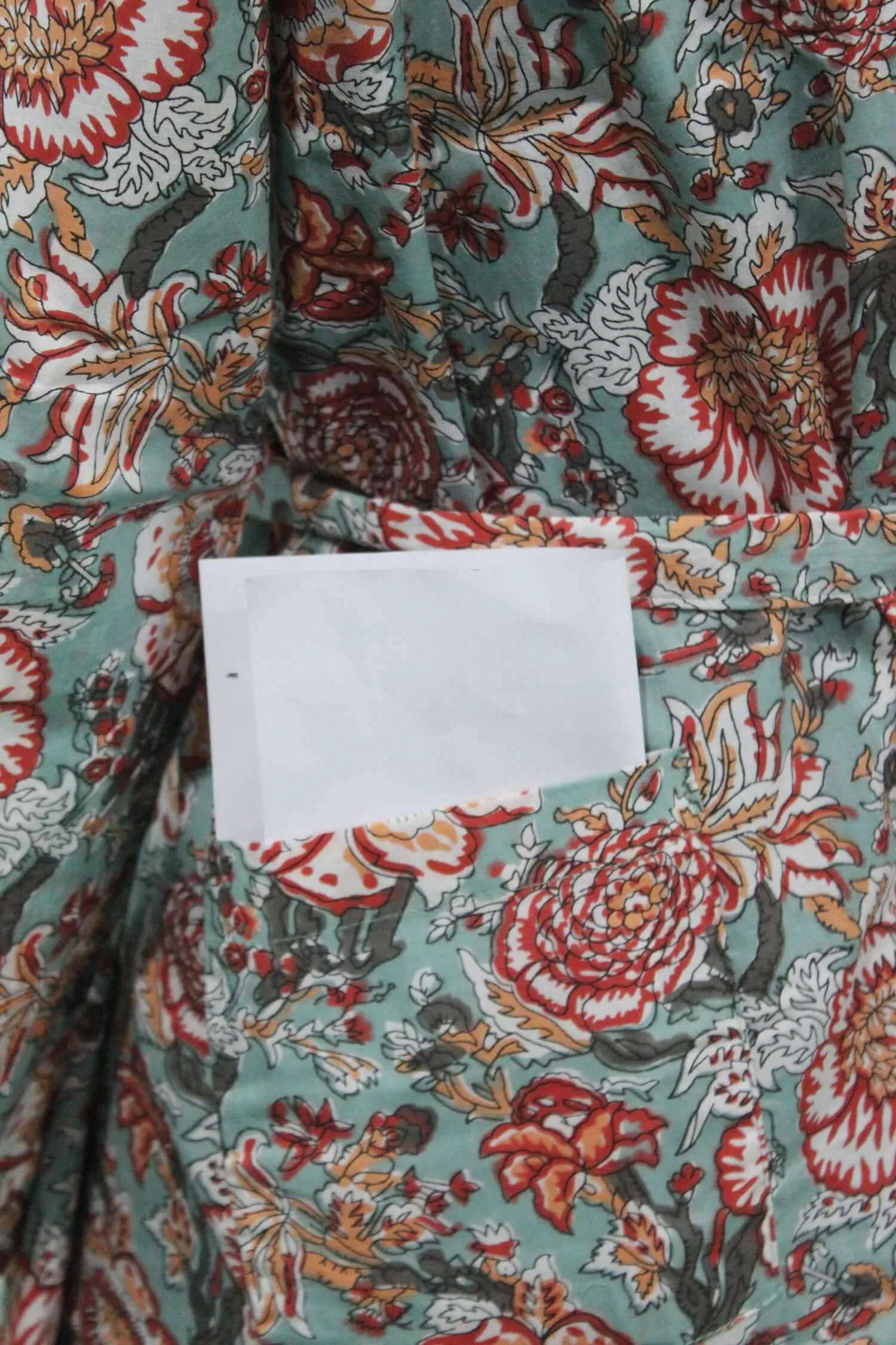 Copy of Hand Block Print 100%Cotton Kimono Bathrobe Women Floral Dress Wholesale Lot