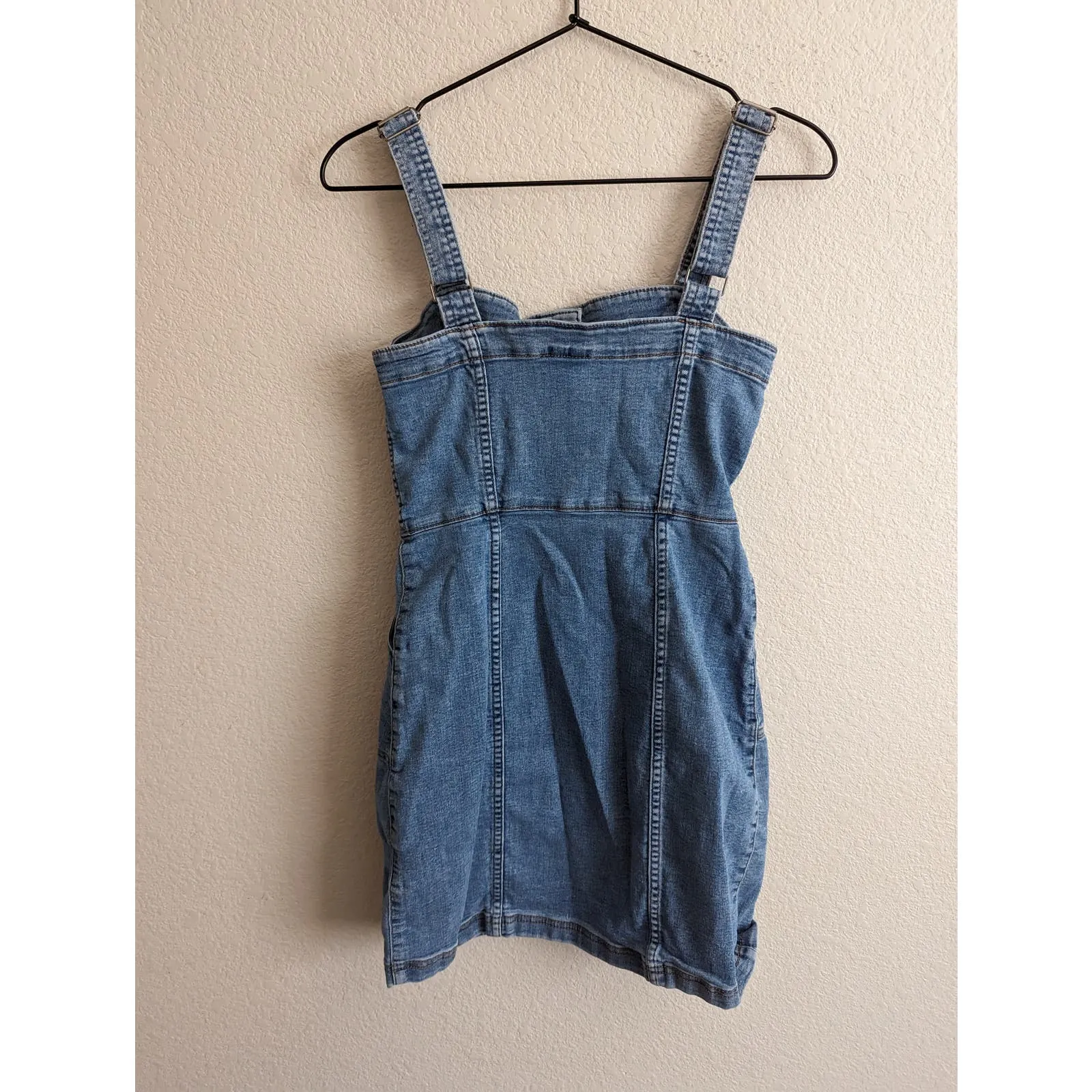 Divided by H&M Womens Sz XXS Blue Jean Denim Jumper Dress