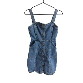 Divided by H&M Womens Sz XXS Blue Jean Denim Jumper Dress
