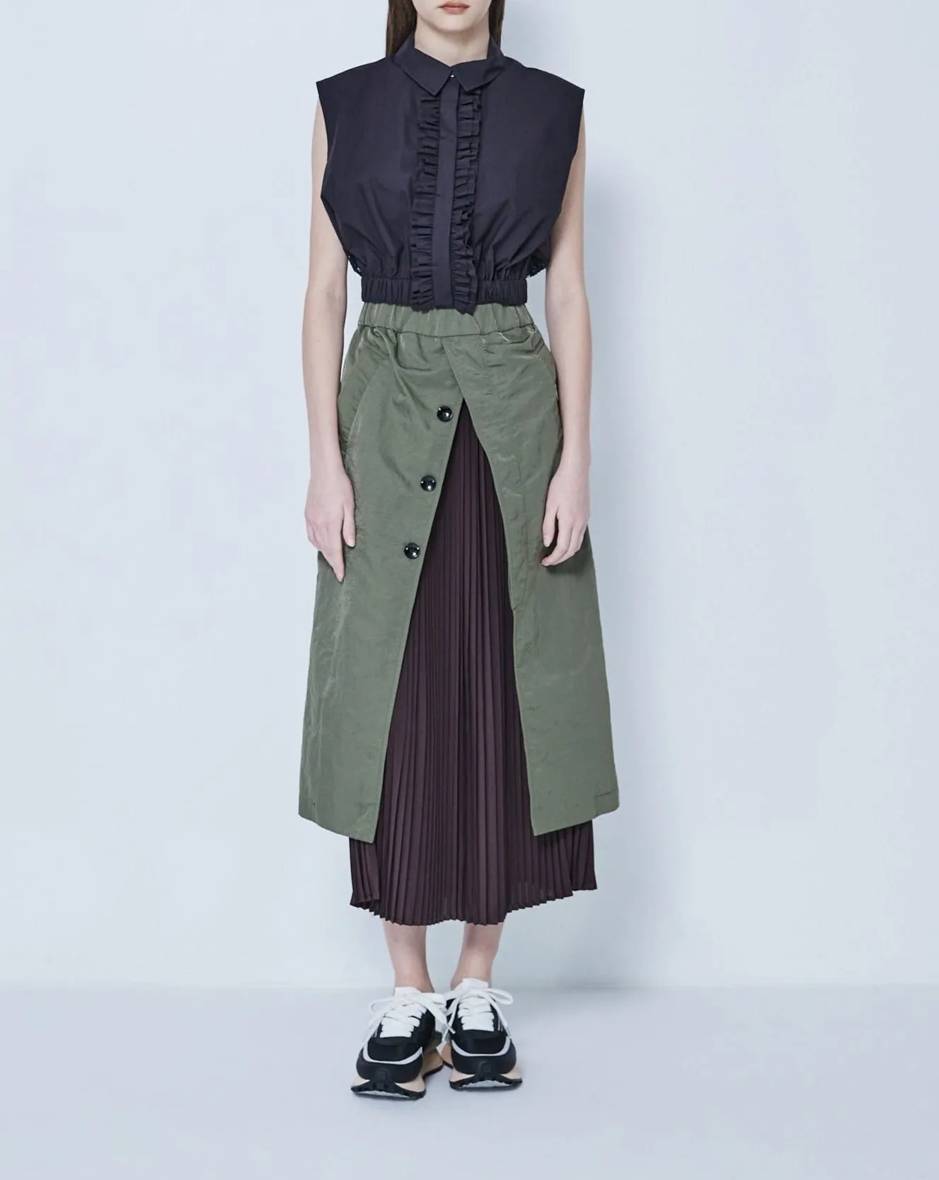 Docking Pleated Skirt