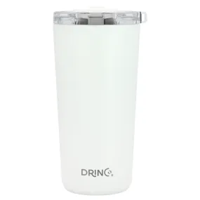 DRINCO®  Seattle 20oz Leakproof Tumbler with Straw - White