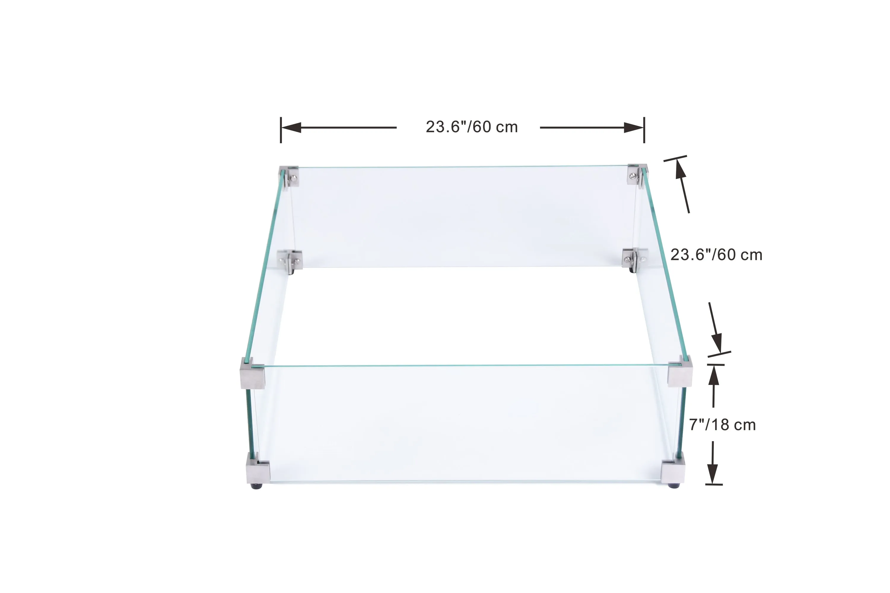 Elementi Plus OFG413LG Victoria Concrete Outdoor Fire Table