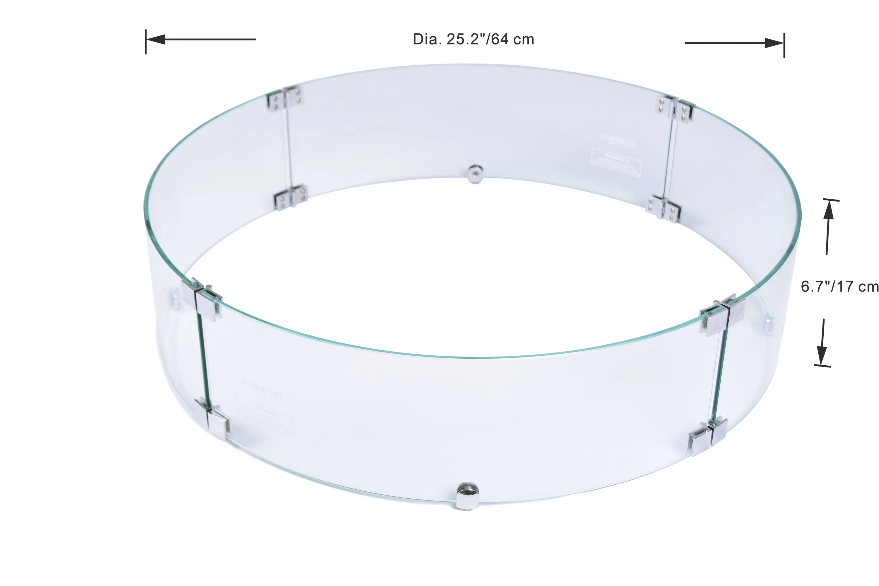 Elementi Plus OFG414DG Nimes Concrete Outdoor Fire Table