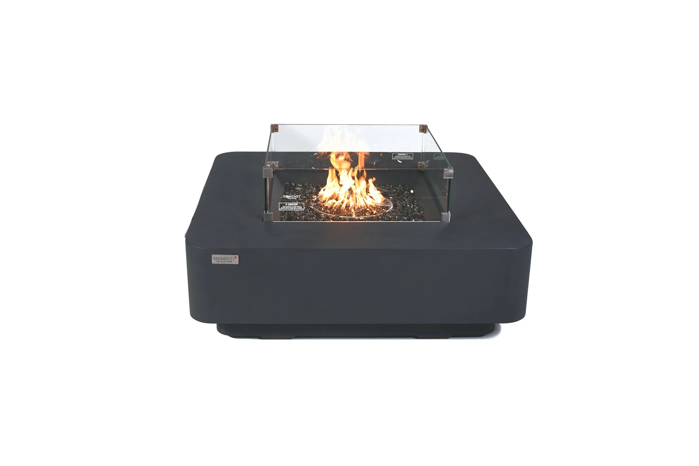Elementi Plus OFG419DG Bergamo Concrete Outdoor Fire Table