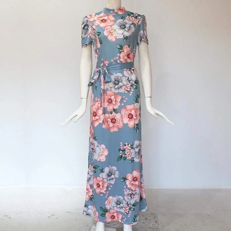 FashionSierra - Women Summer Dress Turtleneck Bandage Elegant Dresses