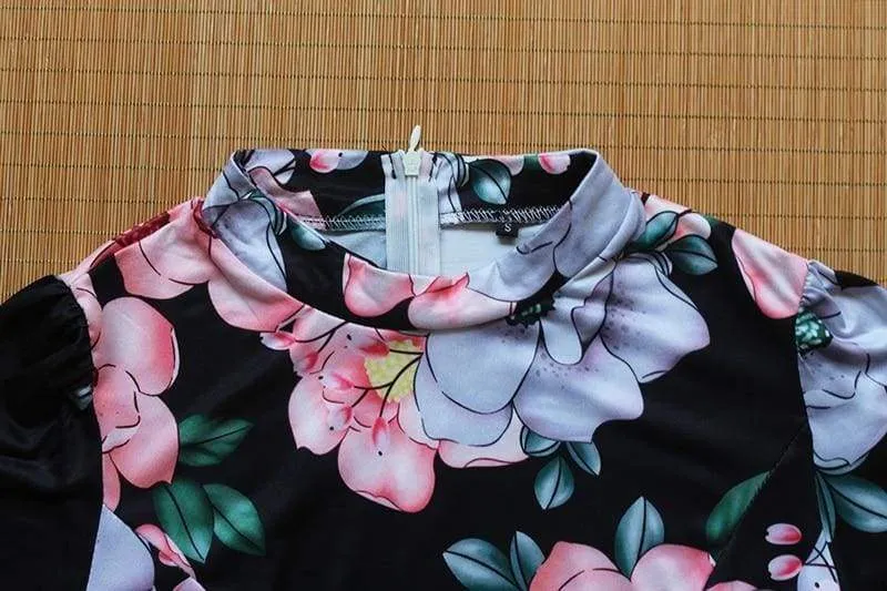 FashionSierra - Women Summer Dress Turtleneck Bandage Elegant Dresses