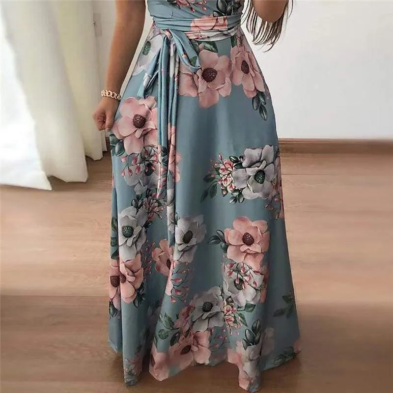 FashionSierra - Women Summer Dress Turtleneck Bandage Elegant Dresses
