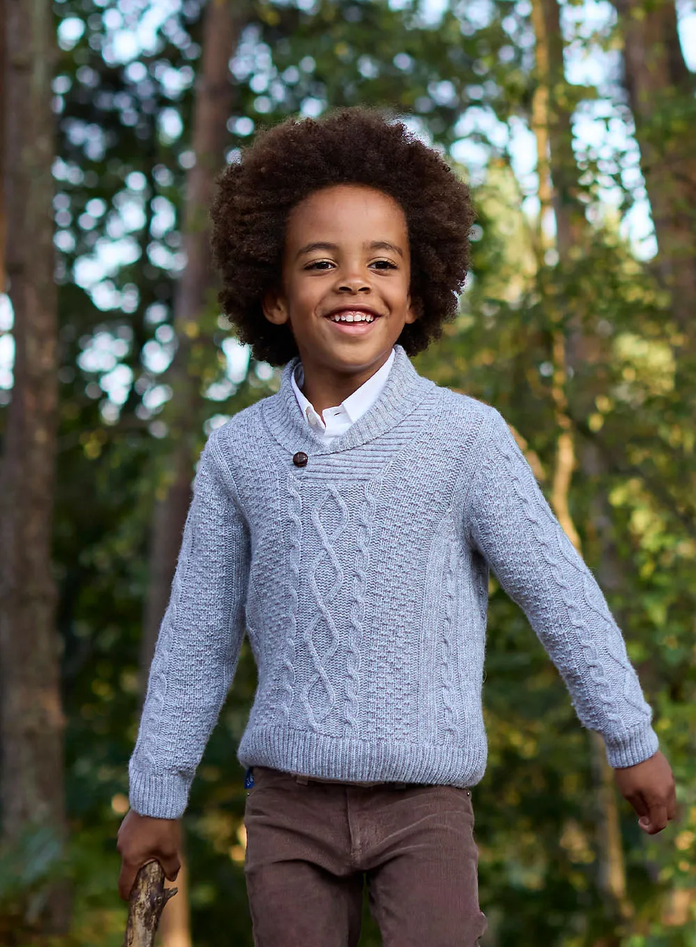 Finn Shawl Collar Jumper