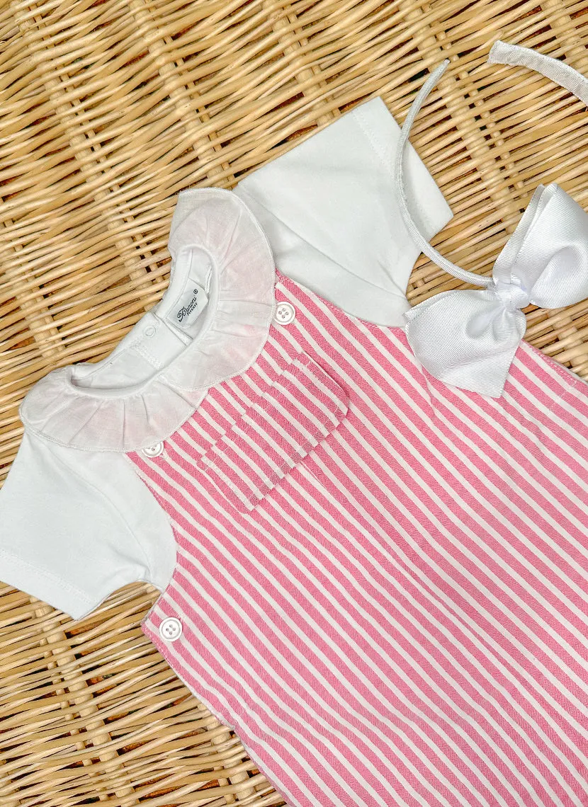 Girly Stripes Overall