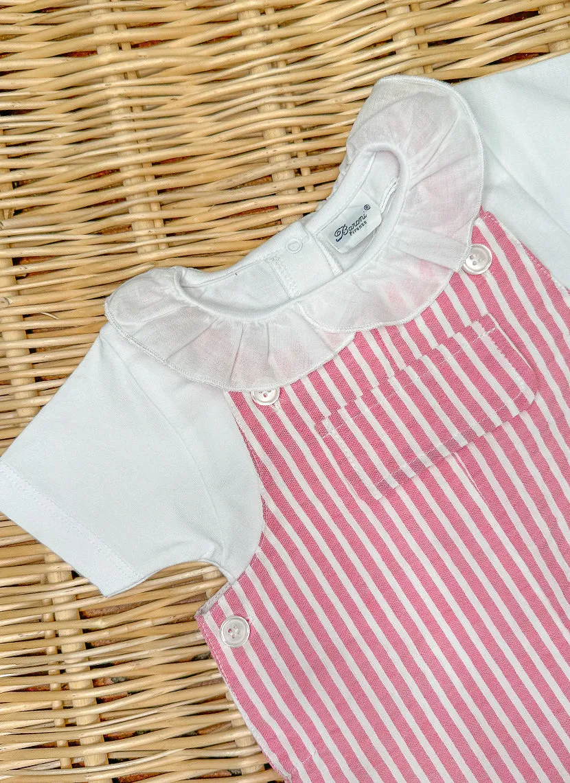 Girly Stripes Overall