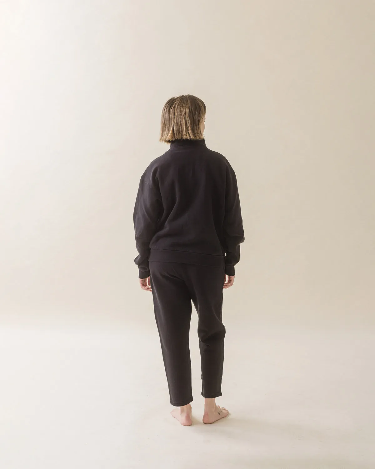 Haus Organic Cotton Fleece Quarter Zip Pullover - Final Sale