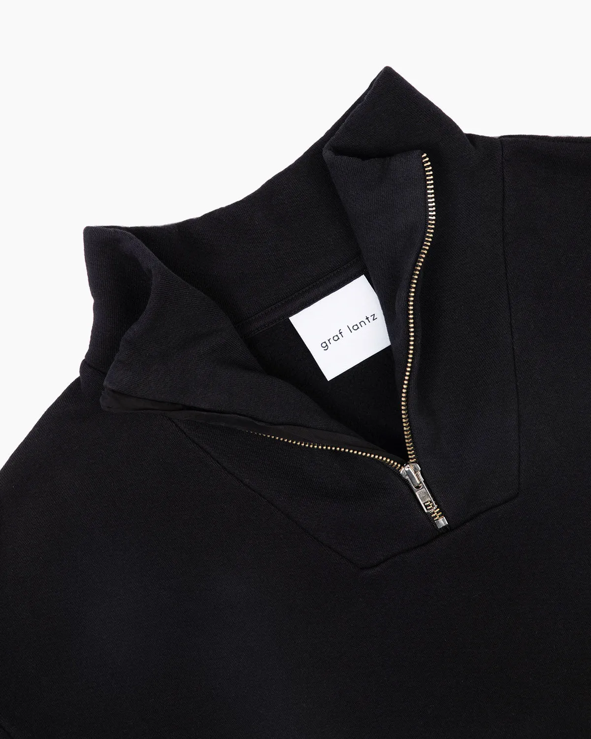 Haus Organic Cotton Fleece Quarter Zip Pullover - Final Sale