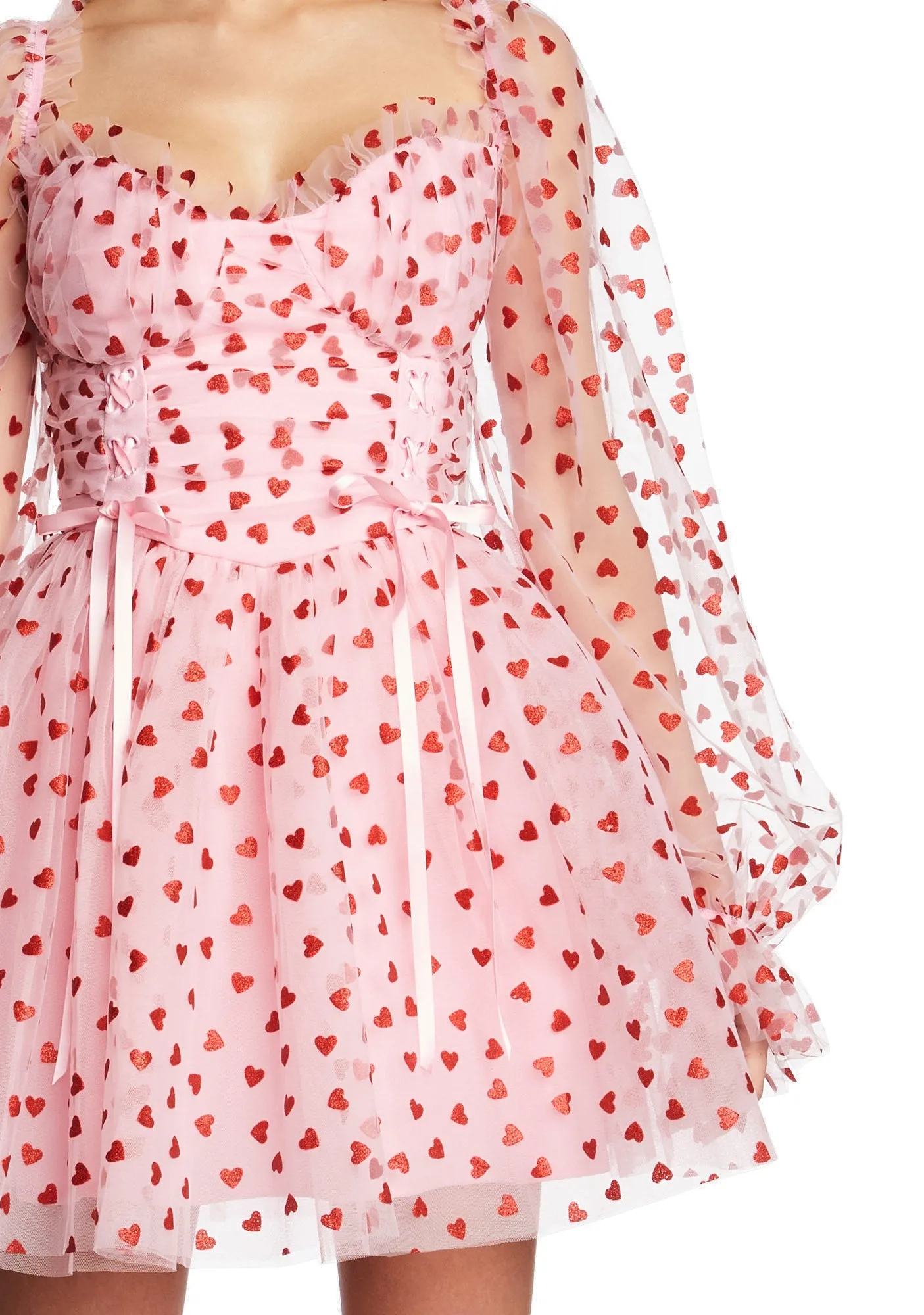 Heavenly Affair Babydoll Dress - Pink