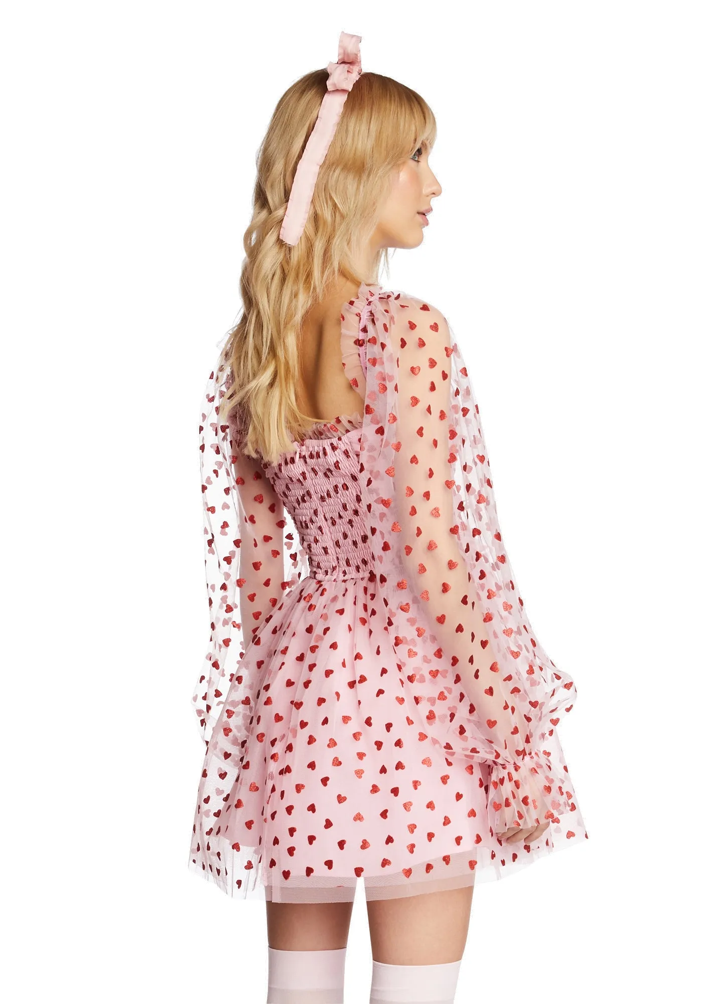 Heavenly Affair Babydoll Dress - Pink