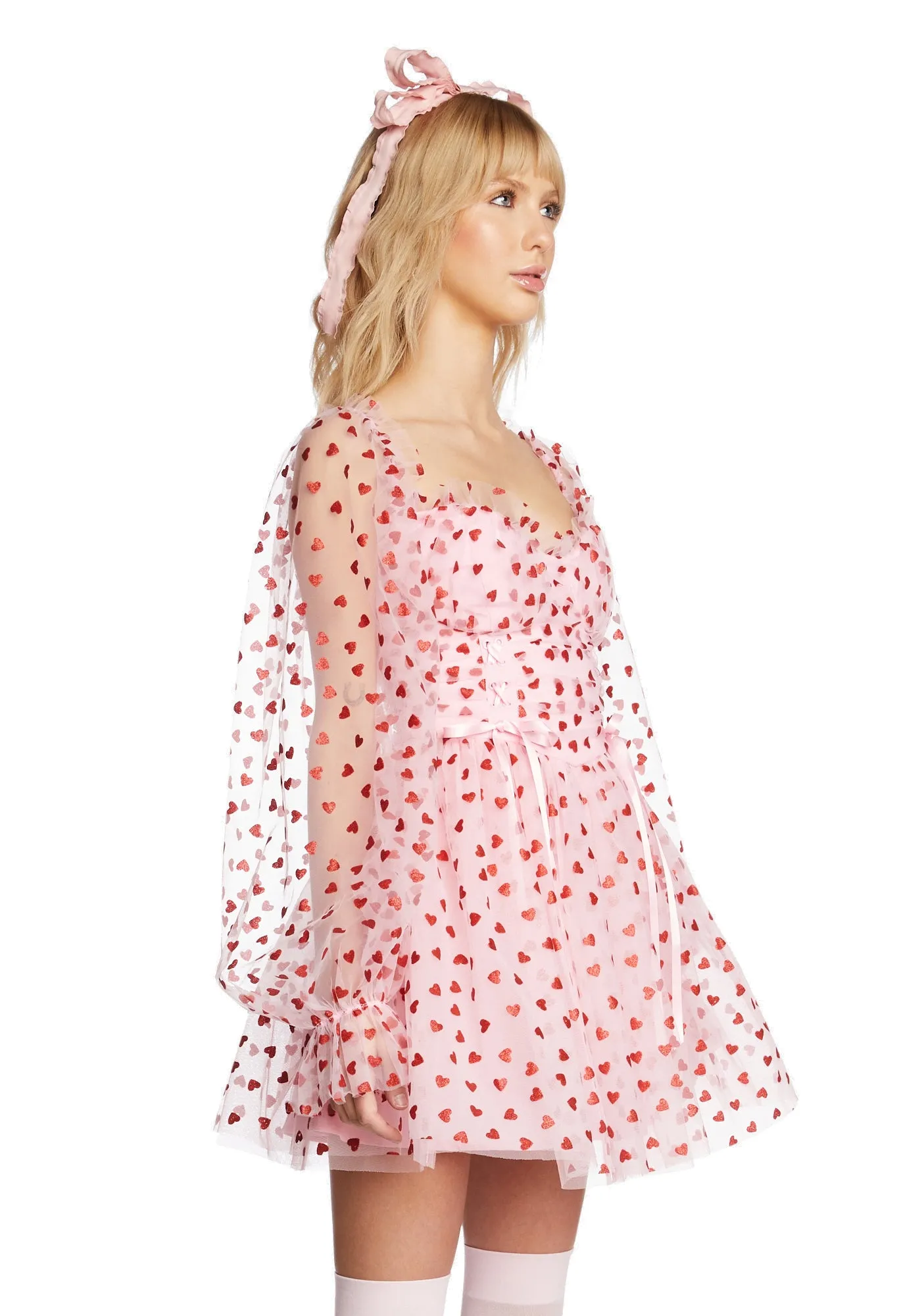 Heavenly Affair Babydoll Dress - Pink