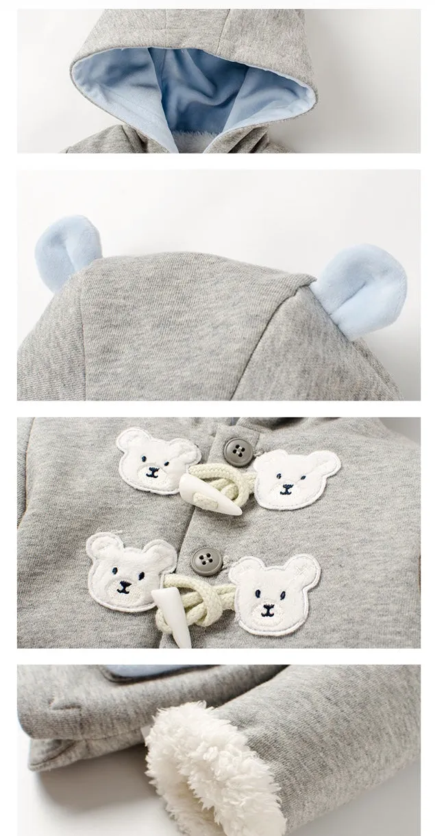 Hooded Fall Bear Coat