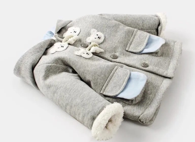 Hooded Fall Bear Coat