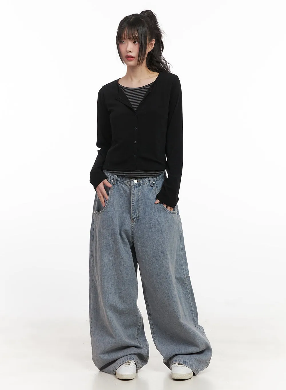 Kary Mega Oversized-Fit Jeans CJ528