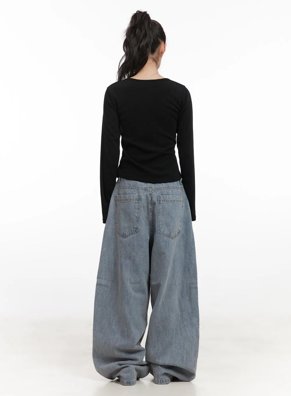 Kary Mega Oversized-Fit Jeans CJ528