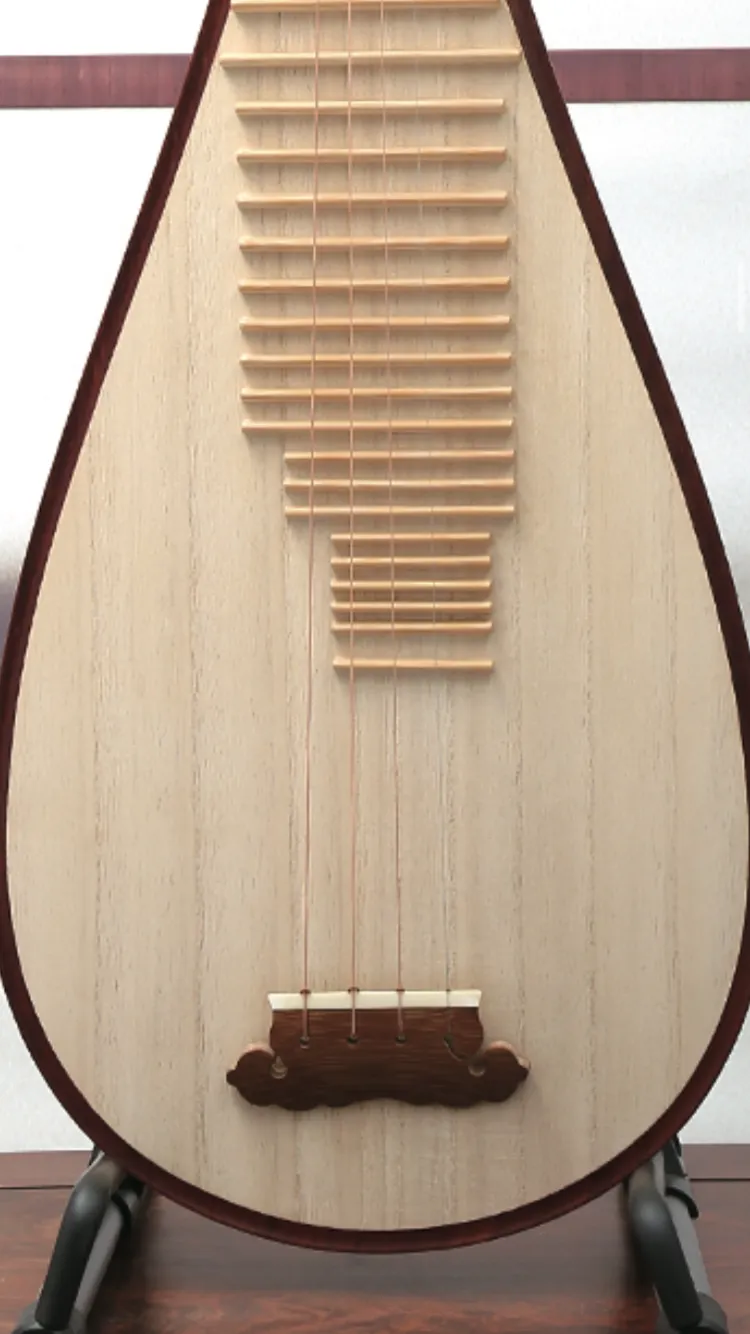 LANDTOM Top-grade Rosewood/African Redwood Chinese Lute Traditional National Stringed Instrument PiPa made by famous pipa masters Tianjianzhuang