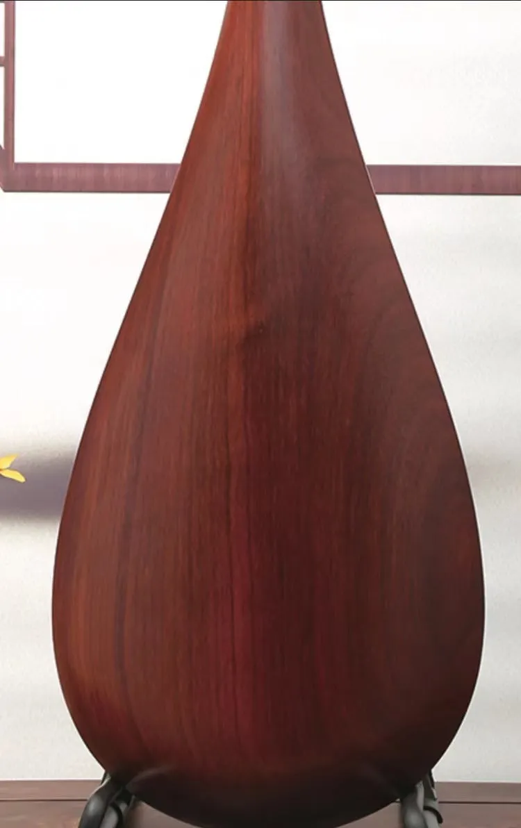 LANDTOM Top-grade Rosewood/African Redwood Chinese Lute Traditional National Stringed Instrument PiPa made by famous pipa masters Tianjianzhuang