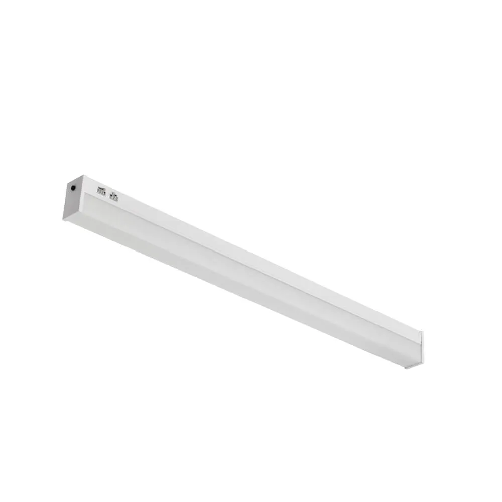 Linear pendant light linkable wattage selectable CCT selectable 2ft 4ft 8ft emergency back up and Bluetooth sensor technology