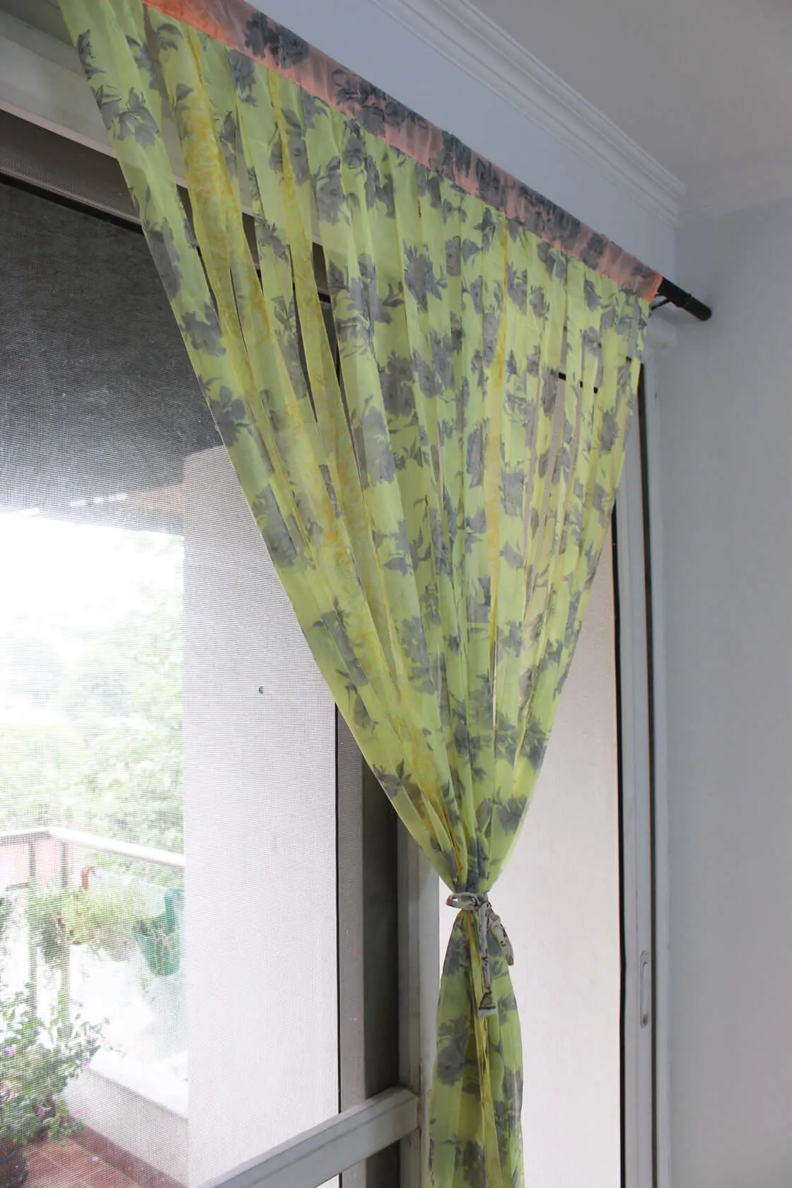 Mango Gifts New Indain Silk Sari Fabric Strip Doorway Curtain Bohemian Theme Hippy Hippie Gypsy Bohemian Decor
