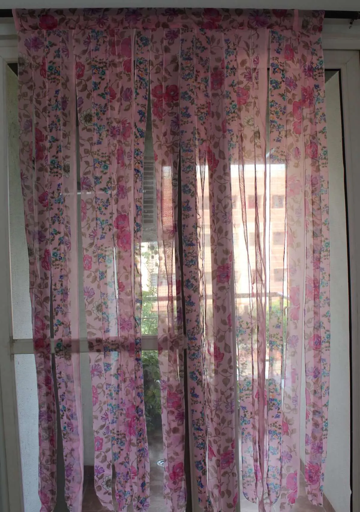 Mango Gifts New Indain Silk Sari Fabric Strip Doorway Curtain Bohemian Theme Hippy Hippie Gypsy Bohemian Decor
